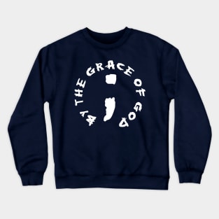 Semi Colon By the grace of God Crewneck Sweatshirt